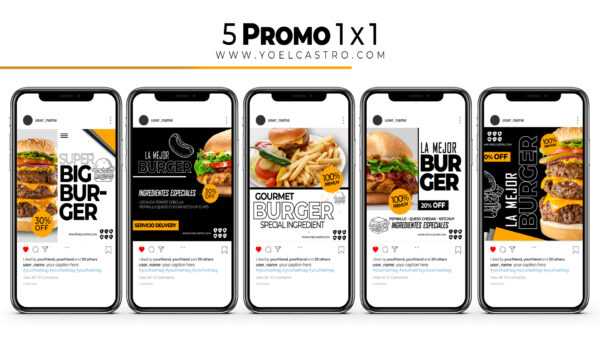 Menú Animado para Pantallas PREMIUM | Restaurant, comida rápida, fuente de soda - Imagen 8